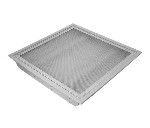 [LA506] LAMPARA 2X2 4X17 T-8 EMPOTRAR CON DIFUSOR LUXLITE