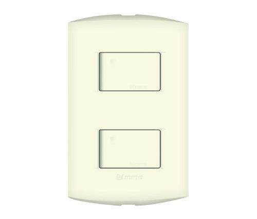 [MOS03] SWITCH DOBLE 15A 127V MODUS STYLE BEIGE BTICINO