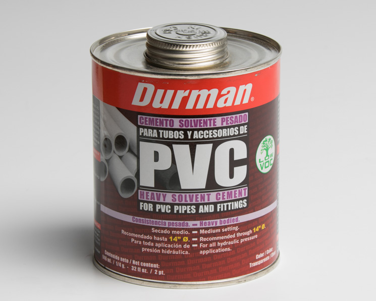 [PEG12] PEGAMENTO PARA TUBO PVC DURMAN (1/8 GALON)