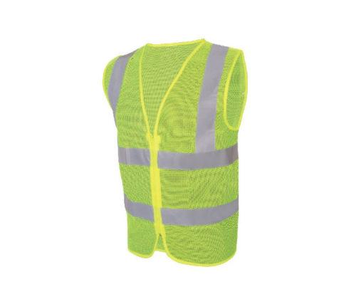 [SE00030] CHALECO AMARILLO DE POLIESTER CON REFLECTIVO JYRSA