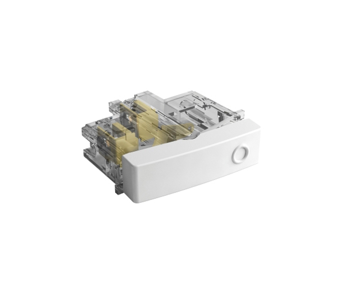 [TS024] SWITCH SENCILLO 16A 125V 0.5 MODULOS BLANCO TECLASTAR