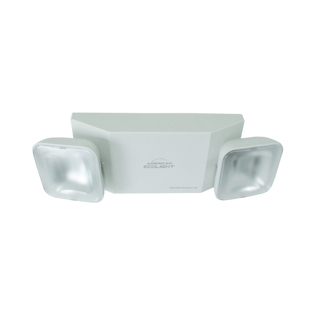 [L002075] LAMPARA DE EMERGENCIA LED 2X2W 120-277V ECO LIGHT