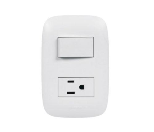 [DS016] SWITCH 3 WAY COMBINADO 15A 125V DOMINO SENCIA BTICINO