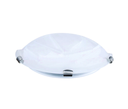 [LA709] LAMPARA PARA PARED 60W VIDRIO MEDIA LUNA ALABASTRO LUXLITE