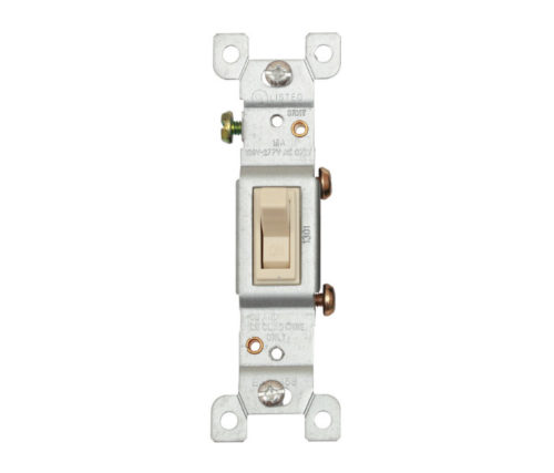 SWC33] SWITCH SENCILLO 15A 120V BEIGE EAGLE | CELASA