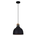 [L002173] LAMPARA COLGANTE DECORATIVA NEGRO/ANTIGUO 1X60W E27 TECNO L