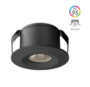 [L002198] LAMPARA DECORATIVA PARA EMPOTRAR NEGRA 1W MV WW TECNO LITE