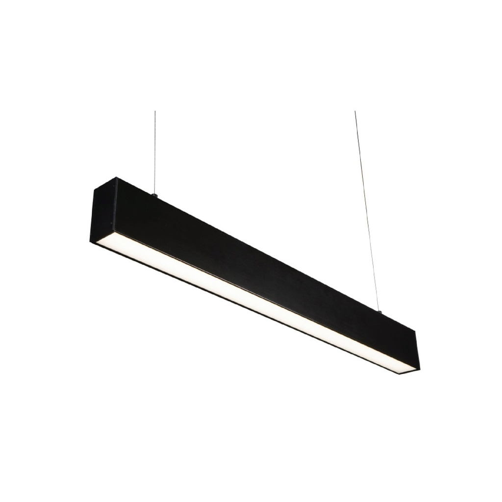 L002231] LAMPARA LED LINEAL NEGRA P/SOBREPONER 36W MV 4100K LIGHT